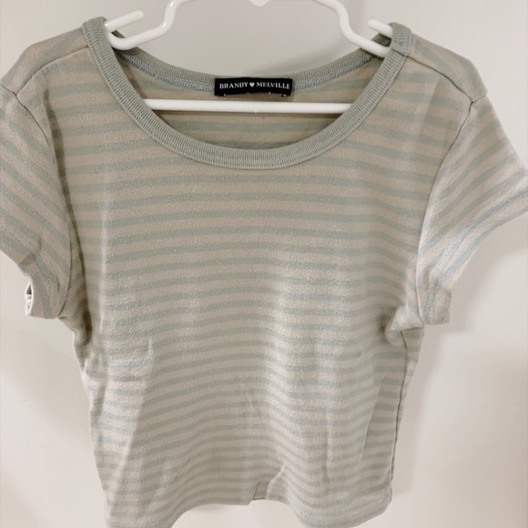 Brandy Melville Tops Stripped Hailie Top Poshmark